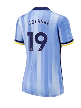 Tottenham Hotspur Dominic Solanke #19 Zenski Gostujuci Dres 2024-25 Kratak Rukavima